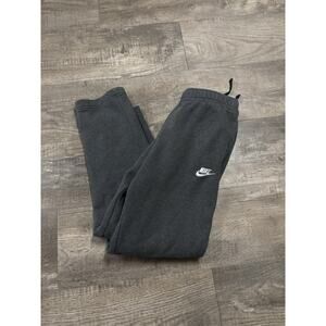 Nike Fleece Sweatpants Dark Gray Comfortable Casual Wear Size Small